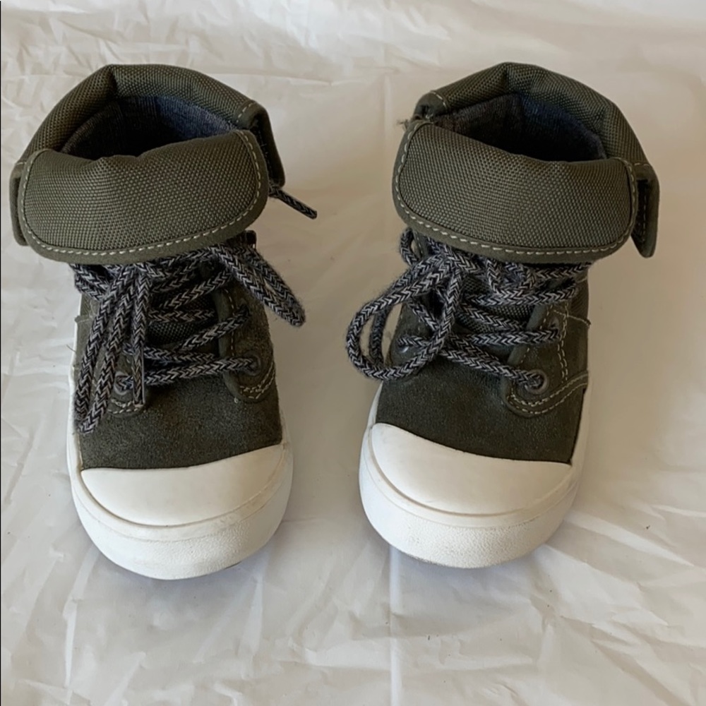 Olive green high tops